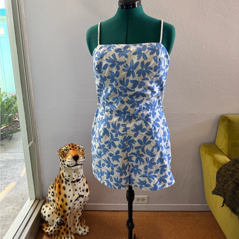 Vintage Seawaves Playsuit Romper L